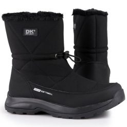 Buty damskie śniegowce DK AKRA. Czarne śniegowce damskie DK. Za 159.00 zł.