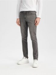 Jeansy slim - szary. Szare jeansy męskie Sinsay. Za 69.99 zł.