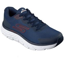 Buty sportowe męskie Skechers Max Flex Maryn. Czarne buty sportowe na co dzień męskie Skechers, z materiału, bez zapięcia. Za 390.00 zł.
