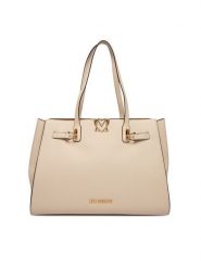 LOVE MOSCHINO Torebka JC4124PP1OLM0110 Écru. Torebki klasyczne damskie Love Moschino, bez wzorów, ze skóry, bez dodatków. Za 1,099.00 zł.