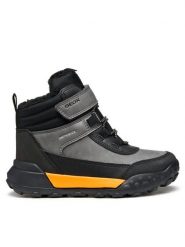 Geox Śniegowce J Trekkyup B Abx J46MBE 0MEMS C0036 M Szary. Szare buty zimowe chłopięce Geox, ze skóry, bez zapięcia. Za 249.99 zł.
