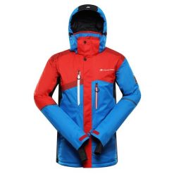 Kurtka narciarska Alpine Pro Dear 2. Czerwone kurtki męskie Alpine Pro, bez wzorów, bez kaptura, narciarskie. Za 729.85 zł.