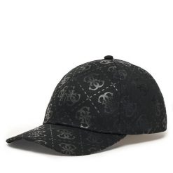 Czapka z daszkiem Guess. Czarne czapki z daszkiem damskie Guess, z aplikacjami. Za 179.99 zł.