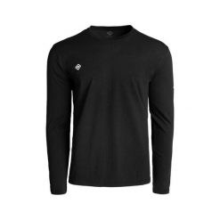 BRIANES Męska koszulka z długim rękawem i okrągłym dekoltem na co dzień. Czarne bielizna termoaktywna męska IZAS, m. W wyprzedaży za 139.09 zł.