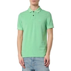 Koszulka męska Polo BOSS Prime Open Green regular fit zielona (50507813-347). Zielone koszulki polo męskie Boss, m, bez wzorów, bez ramiączek. Za 239.00 zł.