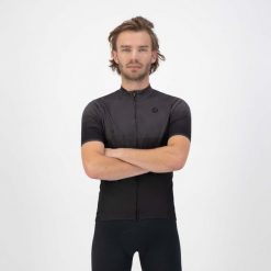 Koszulka rowerowa męska Rogelli SPHERE z krótkim rękawem, przewiewna. Czarne t-shirty sportowe męskie Rogelli, m, bez ramiączek, rowerowe. Za 199.00 zł.