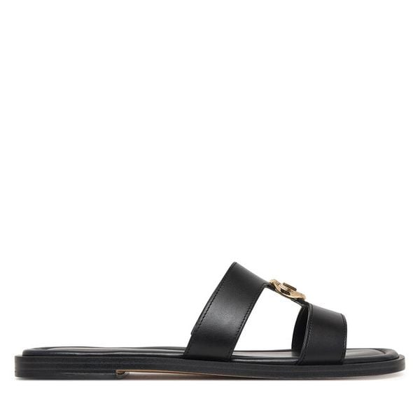 Klapki MICHAEL Michael Kors. Czarne klapki damskie MICHAEL Michael Kors, bez wzorów, bez obcasa. Za 529.99 zł.