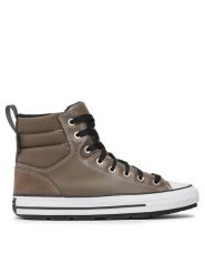 Converse Trampki Chuck Taylor All Star Berkshire Boot A04476C Beżowy. Brązowe trampki i tenisówki męskie Converse, bez wzorów, ze skóry, bez zapięcia. Za 259.99 zł.