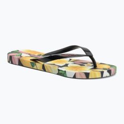 Japonki damskie Ipanema Arte. Żółte klapki damskie Ipanema, bez wzorów, z materiału, bez obcasa. Za 109.99 zł.