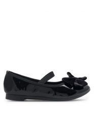 Nelli Blu Baleriny CM220831-31(IV)DZ Czarny. Czarne baleriny dziewczęce Nelli Blu, bez wzorów, z syntetyku. Za 59.99 zł.