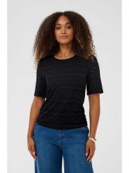 Kaffe Bluzka w kolorze czarnym rozmiar: XS. Czarne bluzki damskie Kaffe, xs, bez wzorów, z koronki, bez kołnierzyka, bez ramiączek. Za 82.99 zł.