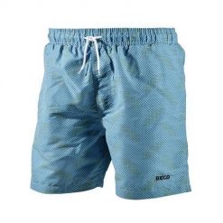 Męskie spodenki kąpielowe Beco turkusowe w paski. Zielone kąpielówki męskie 47 Brand, m, bez wzorów, z materiału. Za 239.99 zł.