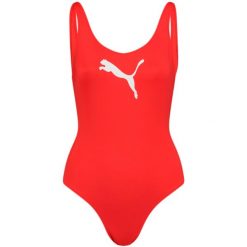 Kostium kąpielowy damskie Puma Swim Women Swimsuit 1p. Czerwone stroje jednoczęściowe damskie Puma, xl, bez wzorów, moda ciążowa. Za 290.00 zł.