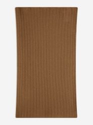 Just Cashmere Kaszmirowy szal-koło "Hutton" w kolorze jasnobrązowym - 65 x 50 cm rozmiar: onesize. Brązowe szaliki i kominy damskie Just Cashmere, bez wzorów, z kaszmiru. Za 304.99 zł.