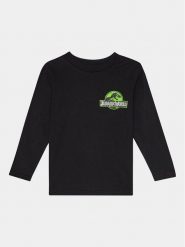 OVS Bluzka JURASSIC PARK 1894866 Czarny Regular Fit. Czarne t-shirty chłopięce OVS, bez wzorów, z bawełny, bez ramiączek. Za 39.99 zł.