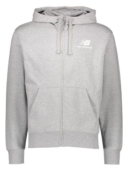 New Balance Bluza "Essentials" w kolorze szarym rozmiar: M. Szare bluzy z kapturem męskie New Balance, m. Za 174.84 zł.