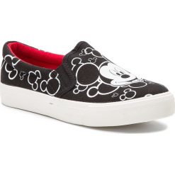 Trampki MICKEY&FRIENDS CP40-63DSTC. Czarne trampki i tenisówki dziewczęce Mickey&Friends, bez wzorów, z materiału, bez zapięcia. Za 69.99 zł.