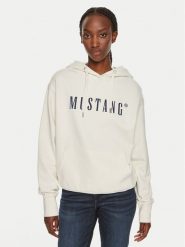 Mustang Bluza Margo 1013934 Écru Oversize. Bluzy bez kaptura damskie Mustang, s, z bawełny. Za 159.99 zł.