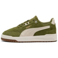 Buty sportowe męskie Puma Shuffle Downtown Sd. Zielone buty sportowe na co dzień męskie Puma, z materiału, bez zapięcia. Za 200.24 zł.