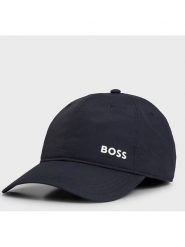 Hugo Boss Czapka w kolorze granatowym rozmiar: onesize. Niebieskie czapki męskie Hugo Boss, bez wzorów, sportowe. Za 100.95 zł.