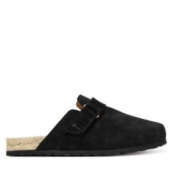 Espadryle Manebi. Czarne espadryle damskie Manebi, bez wzorów, bez obcasa. Za 429.99 zł.