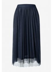 More & More Spódnica w kolorze granatowym rozmiar: 46. Niebieskie spódniczki damskie MORE & MORE, bez wzorów, z tiulu, midi, proste. Za 84.21 zł.