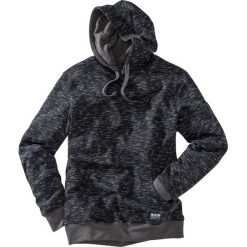 Bluza z kapturem bonprix czarny melanż. Czarne bluzy z kapturem męskie bonprix, l. Za 74.99 zł.