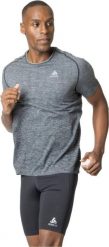 Koszulka męska Odlo T-shirt crew neck s/s ESSENTIAL SEAMLESS. Szare t-shirty męskie Odlo, na lato, m, bez wzorów, z materiału, bez kołnierzyka. Za 182.30 zł.
