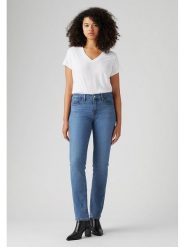 Levi's Dżinsy - Slim fit - w kolorze niebieskim rozmiar: W28/L30. Niebieskie jeansy damskie Levi's. Za 184.02 zł.