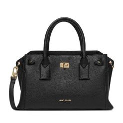 Torebka GINO ROSSI. Czarne torebki klasyczne damskie Gino Rossi, bez wzorów, bez dodatków. Za 329.99 zł.