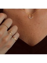 Les Petites Précieuses Pozłacany pierścionek rozmiar: 50. Żółte pierścionki damskie Les Petites Précieuses, pozłacane. Za 43.99 zł.