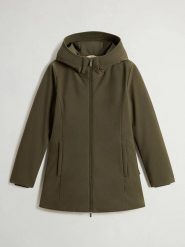 Woolrich Parka puchowa "New Firth" w kolorze khaki rozmiar: S. Brązowe parki damskie Woolrich, s, bez wzorów, z puchu. Za 1,757.10 zł.