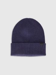 4F Czapka w kolorze granatowym rozmiar: onesize. Niebieskie czapki męskie 4f, bez wzorów, z bawełny, sportowe. Za 51.95 zł.