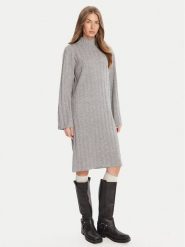Barbour Sukienka dzianinowa Sophia LDR0939GY71 Szary Regular Fit. Szare sukienki damskie Barbour, m, bez wzorów, z bawełny, bez kołnierzyka, bez ramiączek. Za 459.99 zł.