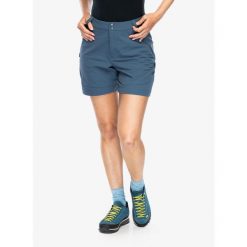 Spodenki turystyczne damskie Rab Torque Mountain Shorts. Niebieskie szorty damskie RAB, bez wzorów, sportowe. Za 335.99 zł.