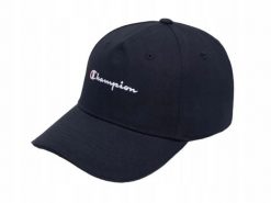 Czapka z daszkiem Champion Baseball. Czarne czapki męskie CHAMPION, bez wzorów, z bawełny. Za 85.00 zł.