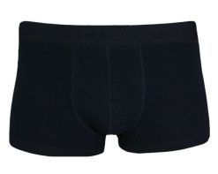 Klasyczne Męskie Bokserki, Bawełna z Elastanem, Granatowe, Obcisłe. Niebieskie bokserki męskie Pako Jeans, bez wzorów, z bawełny. Za 33.00 zł.