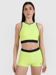 4F Góra od bikini damska - zielona XL. Zielone bikini damskie 4f, bez wzorów. W wyprzedaży za 59.99 zł.
