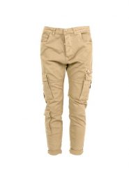 Xagon Spodnie "Cargo Pants" | P24032CR4034 | Mężczyzna | Beżowy. Brązowe spodnie materiałowe męskie Xagon, bez wzorów, z bawełny, eleganckie. W wyprzedaży za 489.00 zł.