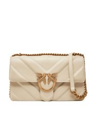 PINKO Torebka Love One Classic Light Dc PE 25 PLTT 104549 A26Z Écru. Torebki klasyczne damskie Pinko, bez wzorów, ze skóry, bez dodatków. Za 859.99 zł.