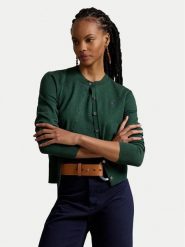 Polo Ralph Lauren Kardigan 211971871506 Zielony Regular Fit. Zielone kardigany damskie Polo Ralph Lauren, m, bez wzorów, z bawełny. Za 859.99 zł.