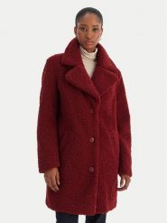 Vero Moda Kożuch Kylie Teddy 10289938 Bordowy Loose Fit. Czerwone futra damskie Vero Moda, s. Za 219.99 zł.