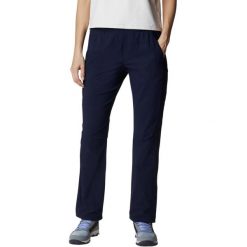 Damskie spodnie turystyczne Columbia Leslie Falls. Niebieskie spodnie dresowe damskie Columbia, m, bez wzorów, z elastanu. Za 366.00 zł.