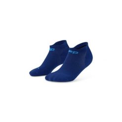 Damskie skarpety kompresyjne do biegania stopki sportowe Core Run. Niebieskie skarpetki damskie CEP, bez wzorów, z elastanu. Za 69.00 zł.