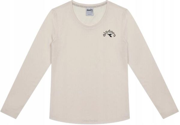 Koszulka tenisowa Diadora L.T-shirt LS Ess. Sports. Brązowe bluzki sportowe damskie Diadora, l, bez wzorów, z tkaniny, bez ramiączek. Za 83.99 zł.
