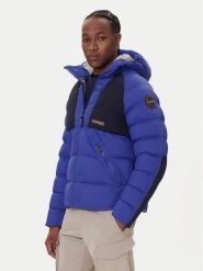 Napapijri Kurtka zimowa Moesa NP0A4I1R Niebieski Regular Fit. Niebieskie kurtki męskie Napapijri, na zimę, m, bez wzorów, z syntetyku, bez kaptura. Za 1,539.00 zł.