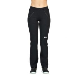 Długie legginsy damskie 8406 czarne - boot cut. Czarne legginsy damskie m, bez wzorów, z elastanu. Za 248.35 zł.
