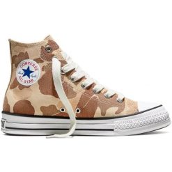 Buty sportowe Converse Chuck Taylor Throwback. Brązowe buty sportowe na co dzień damskie Converse, z materiału, bez zapięcia. Za 590.00 zł.