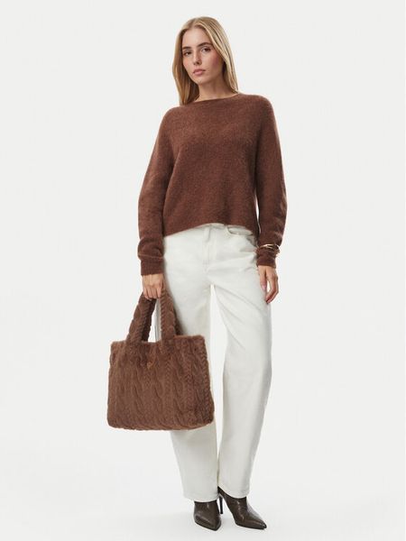 Guess Torebka W6BZ14 W4361 Brązowy. Brązowe torebki klasyczne damskie Guess, z aplikacjami, z materiału, bez dodatków. Za 394.99 zł.