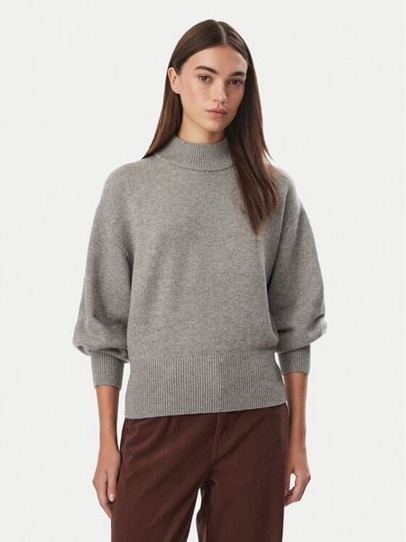 HUGO Sweter Sorellenio 50569389 Szary Relaxed Fit. Szare swetry klasyczne damskie Hugo, xl, z wiskozy, bez kołnierzyka. Za 799.99 zł.